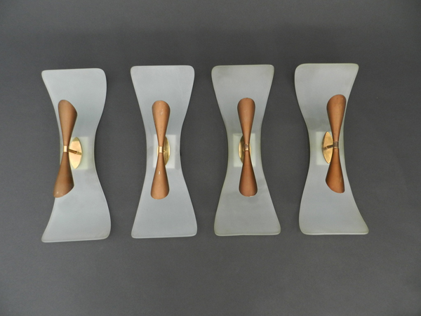 Set of 4 sconces