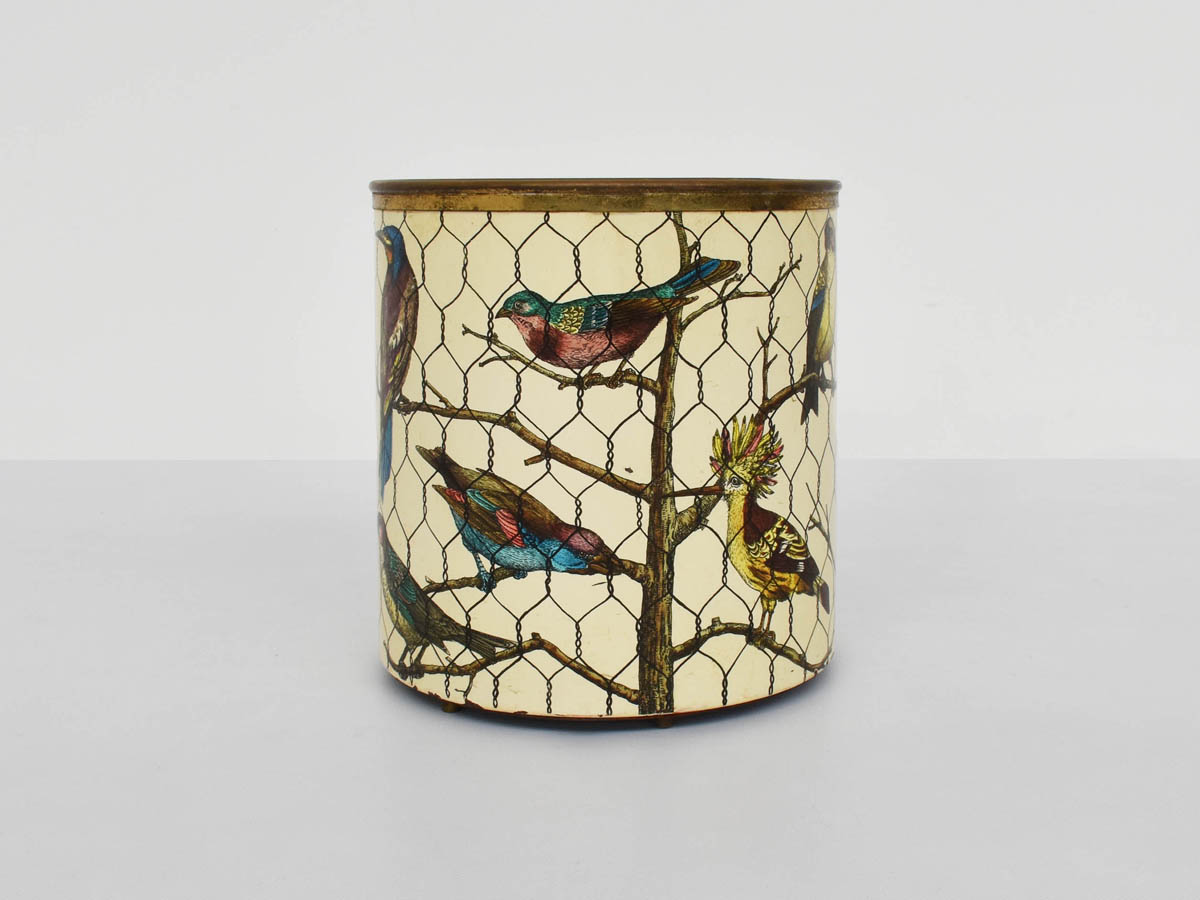 Paper basket, Birds in Cage White