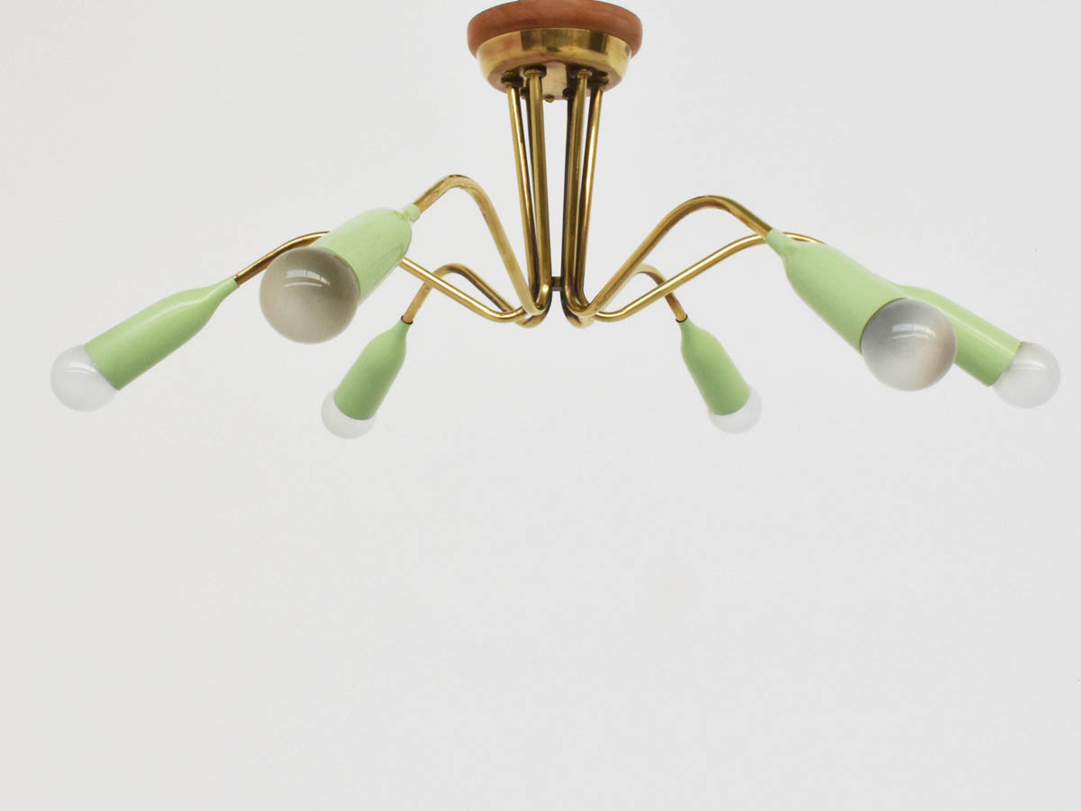 Flush-mounted 6 Arms ceiling light